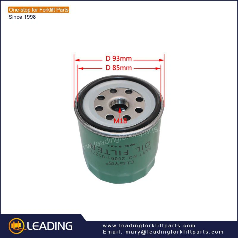 Forklift oil filter cartridge 1