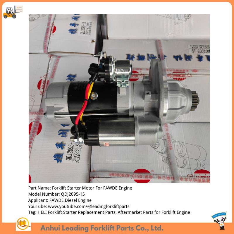 Forklift Starter Motor For FAWDE Engine Forklift Starter Motor For FAWDE Engine